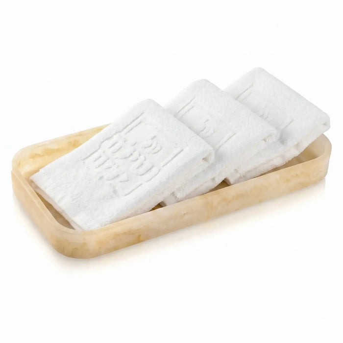 Resin Netilas Yadayim Towel Box with Towels — Finger Towel