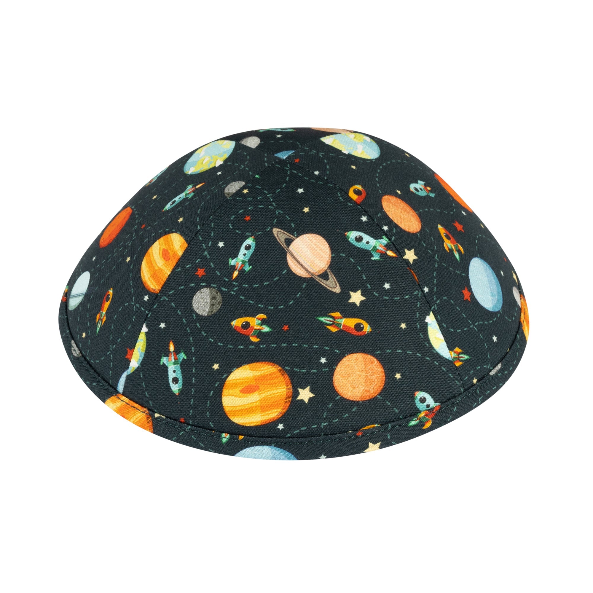 Close-up of Yarmulka Kippah lining and stitching