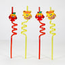 Rite Lite Set of 4 Rosh Hashanah Fun Straws with Honey Jar and Apple