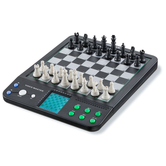 Croove Electronic Magnetic Chess & Checkers Set 10" - 8-in-1 Games — product view | Judaica Square Lakewood