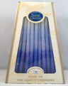 Safed Candles box of blue and white handcrafted Chanukah candles