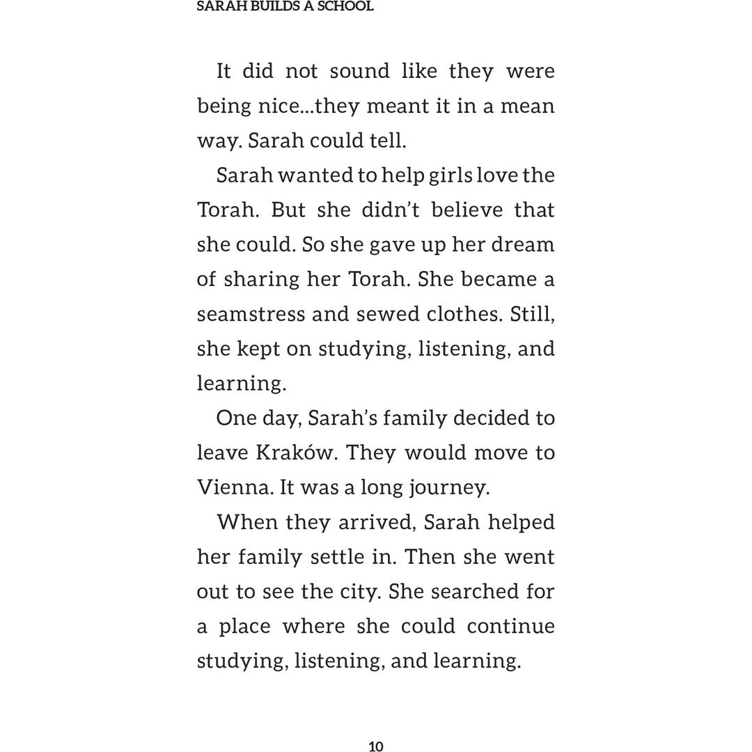 Sarah Builds a School