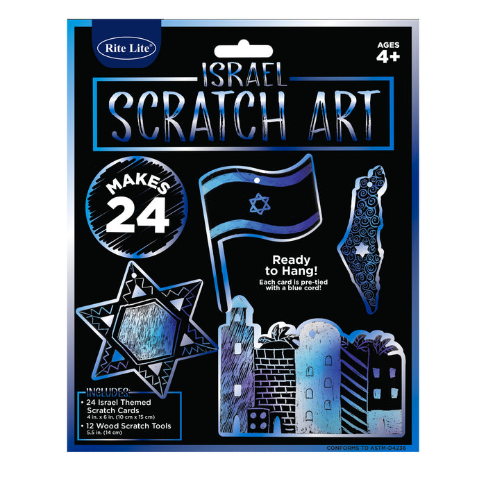 Rite Lite Israel Scratch Art