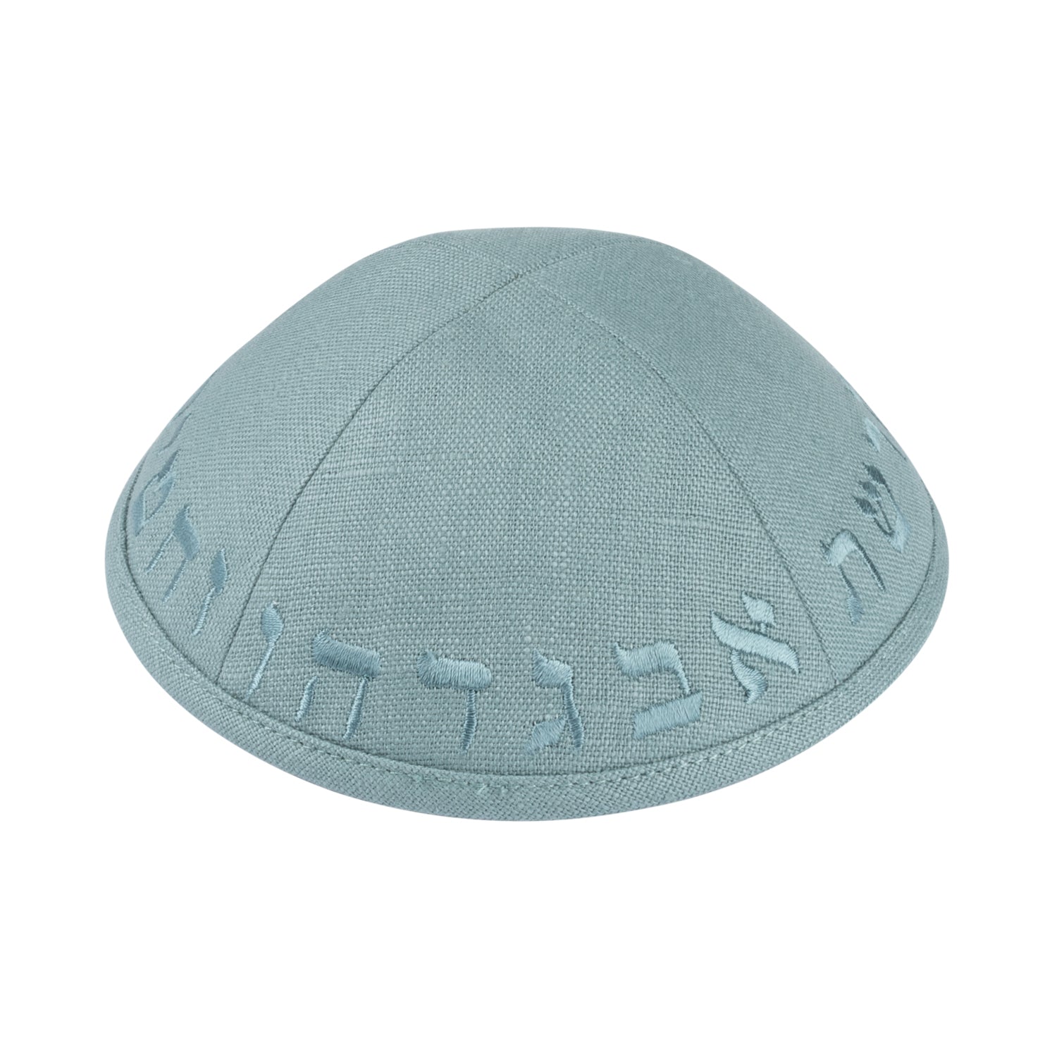 Yarmulka Kippah - side view showing six-panel design