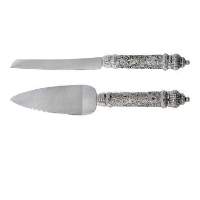 Stainless Steel Challah Knife & Cake Set