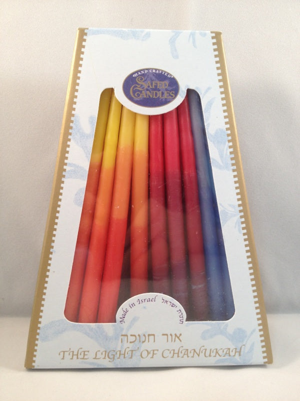 Safed Deluxe Chanukah Candles (CH-CP15T)