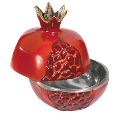 Aluminum Pomegranate Honey Dish (Small) - Red (EM-SPO2)