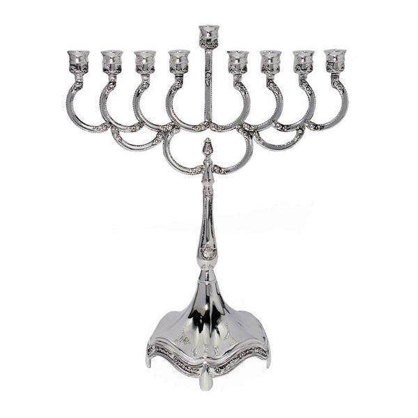 Silverplate Menorah 8.5" (M-1937S)