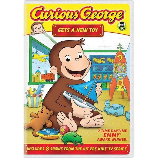 Curious George - Gets A New Toy (DVD) — Jewish music DVD | Judaica Square Lakewood