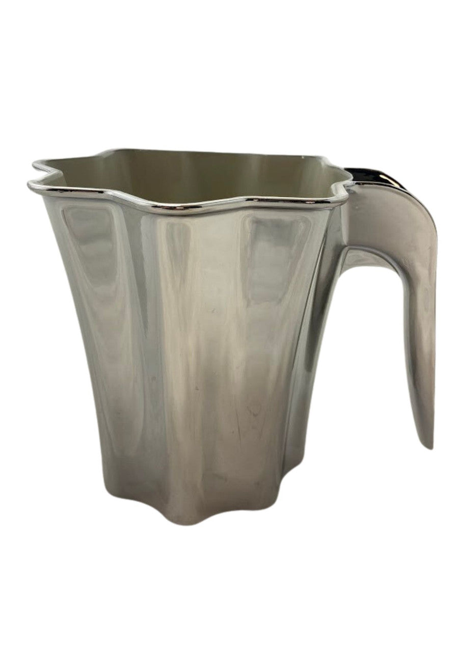 Silver Acrylic Washing Cup, side view