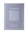 Simchonim Asher Yatzar wall plaque in silver