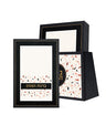 Simchonim terrazzo style bencher stand with benchers, alternate view