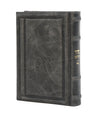 Simchonim Chein style genuine leather siddur in gray leather