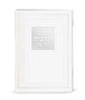 Simchonim large laminated Mincha Maariv in white silver