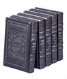 Simchonim Elegant series genuine leather machzor set in gray