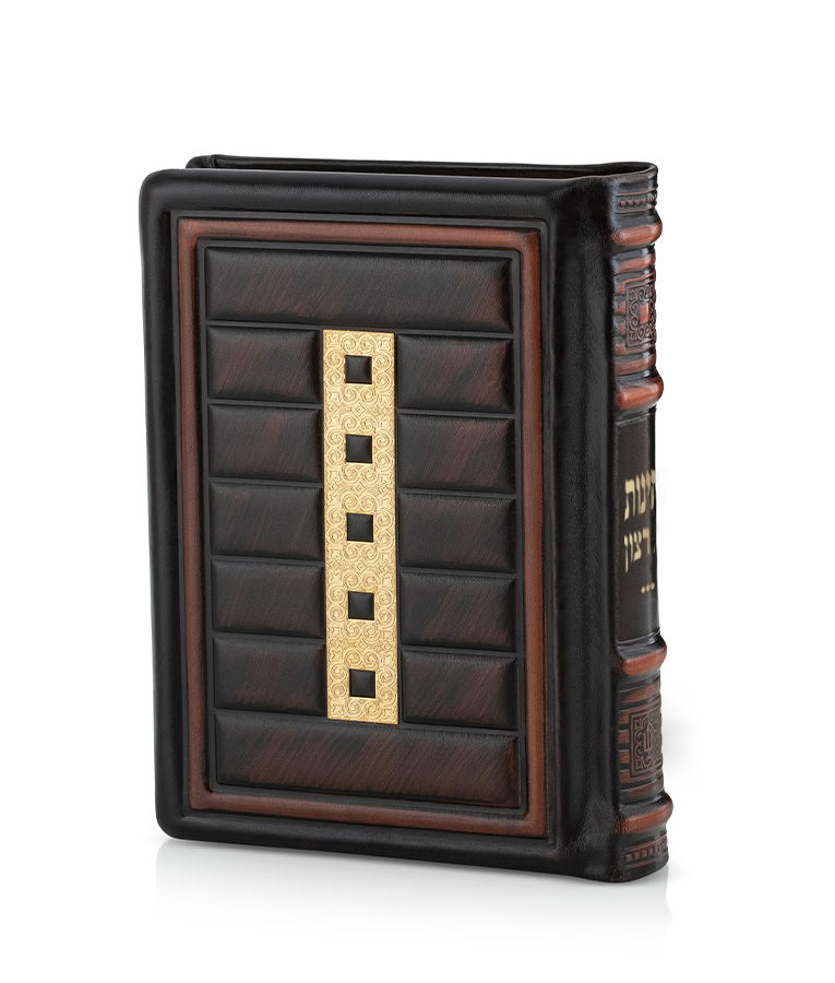Simchonim Cube style leather techinos in brown