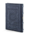 Simchonim Round style leather techinos in blue leather