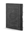 Simchonim Round style leather Tehillim in gray leather