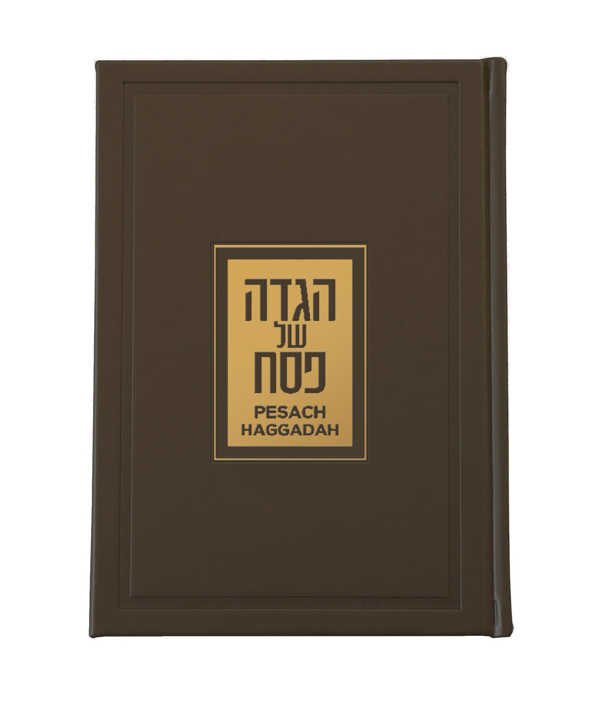Simchonim Hebrew English Haggadah in brown