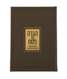 Simchonim Hebrew English Haggadah in brown