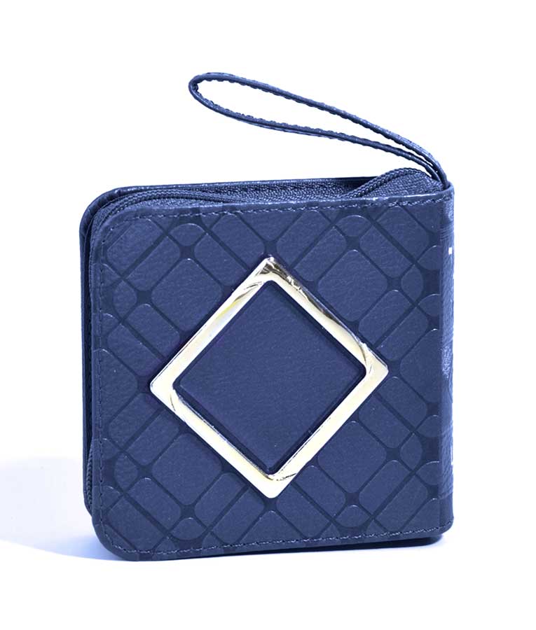 Simchonim mini zipper siddur with diamond design in blue