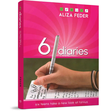 Six Diaries front cover — Aliza Feder, softcover, published by Menucha Publishers