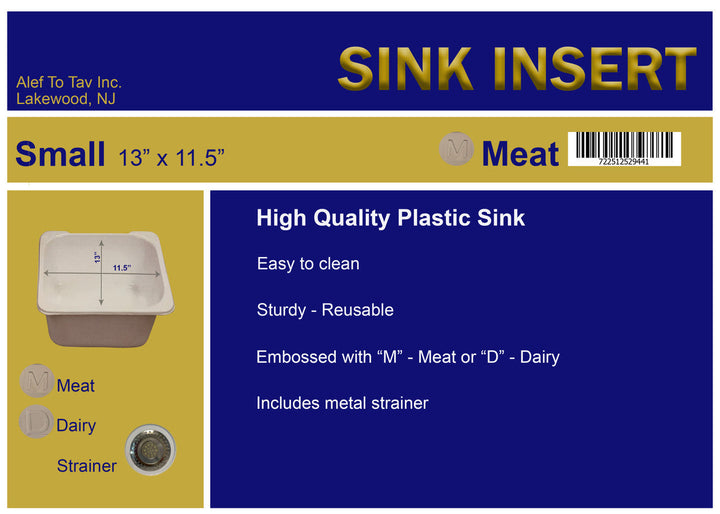 Small Sink Insert 14.75"x13.75"-Meat