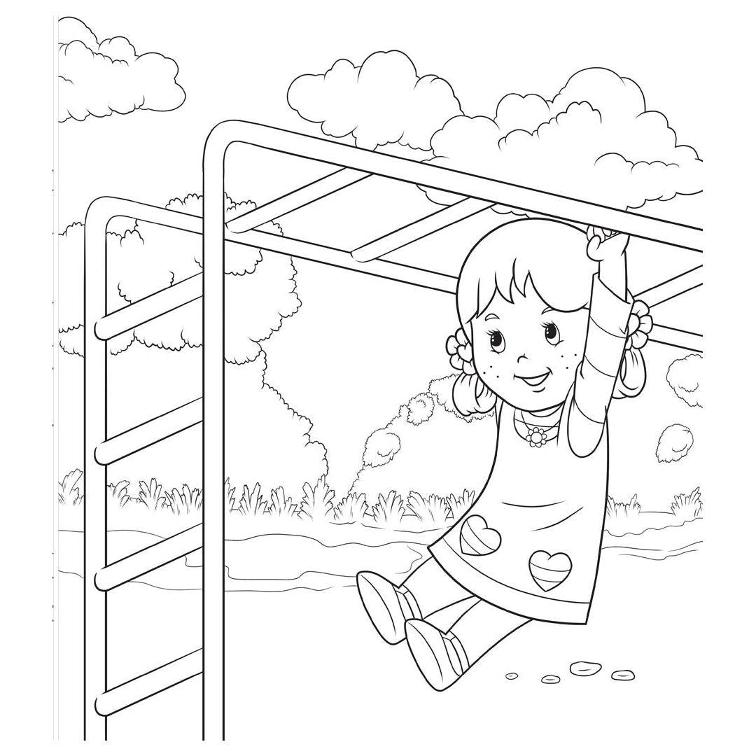 Spring & Summer with Avi & Chavi - Coloring Book