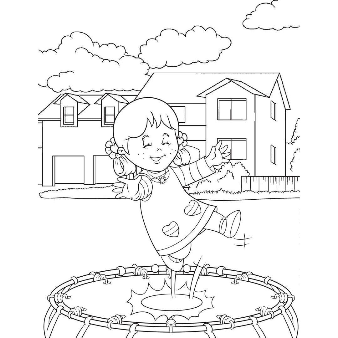 Spring & Summer with Avi & Chavi - Coloring Book