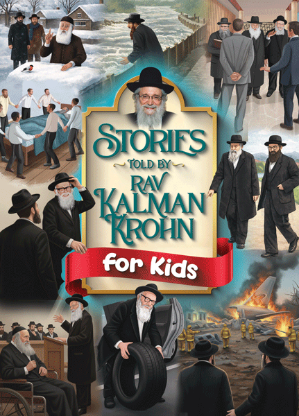 Stories Told By Rav Kalman Krohn for Kids hardcover book cover