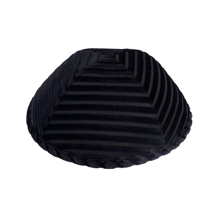Striped Velvet Kippah / Yarmulke – Multiple Colors