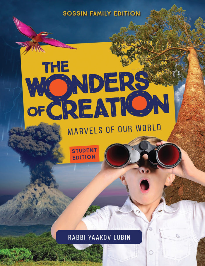 The Wonders of Creation — Student Edition — Niflaos HaBoreh Explorer Volume 1 hardcover textbook by Rabbi Yaakov Lubin | Judaica Square Lakewood