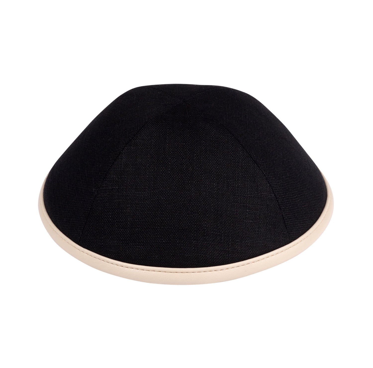 Black Linen Kippah by iKippah - additional view 8
