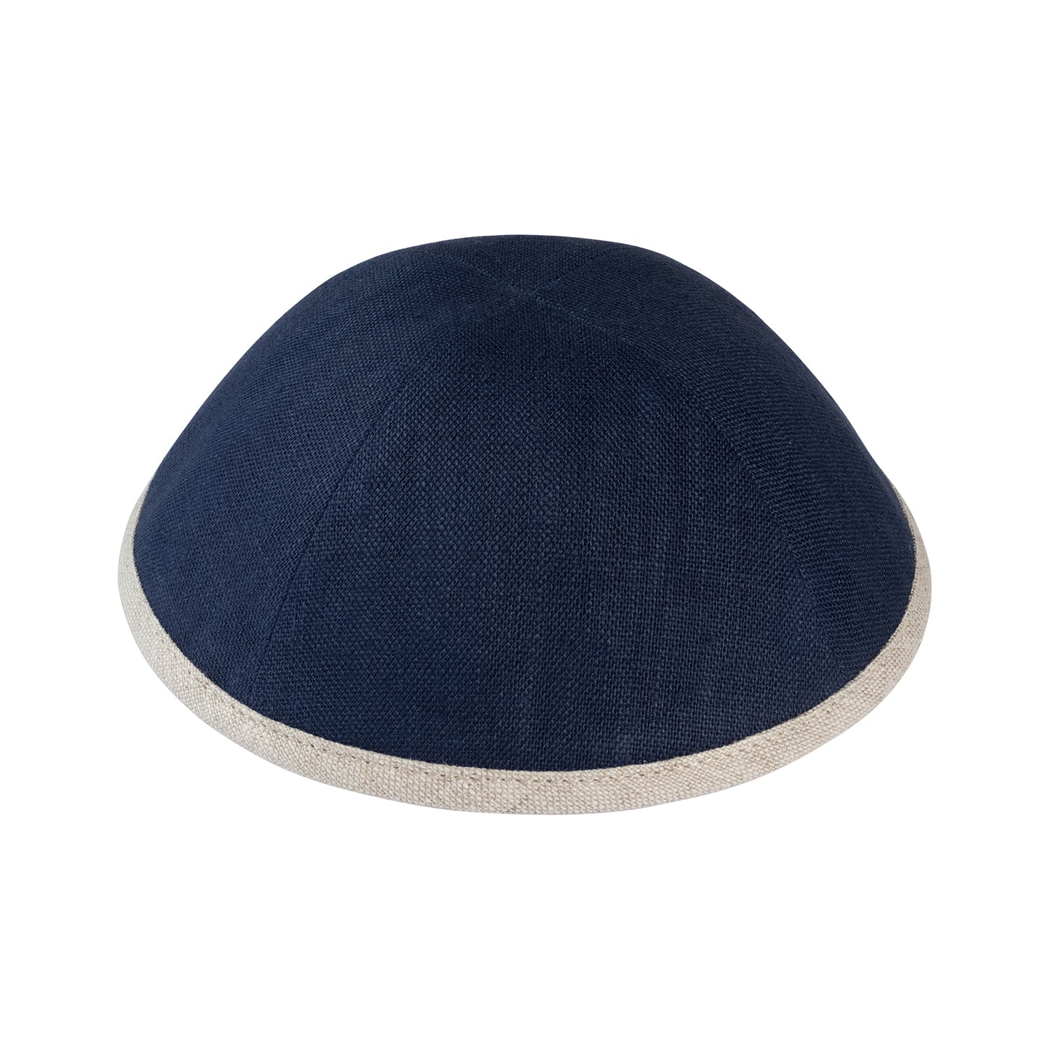 Navy Linen Kippah by iKippah - additional view 7