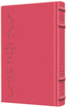 Cover of the fuchsia pink signature leather Tefilasi, 276 pages of personal prayers for women