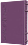 Tefilasi for women bound in iris purple signature leather, a 276-page edition at 4.5 by 7 inches