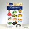 Rite Lite set of 10 foam Ten Plagues masks for Passover