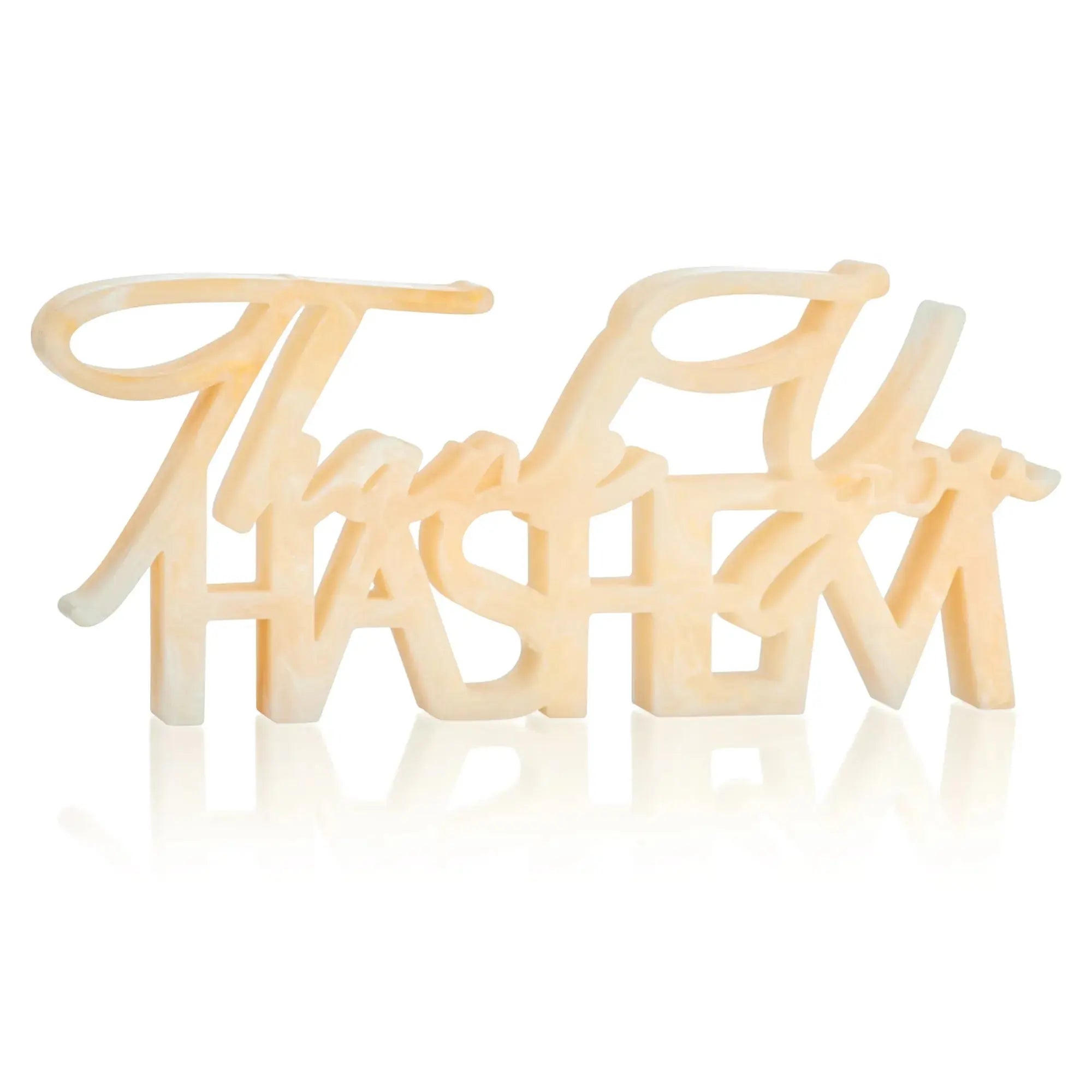 Thank You Hashem Resin Sculpture — Polyresin Judaica | Judaica Square Lakewood