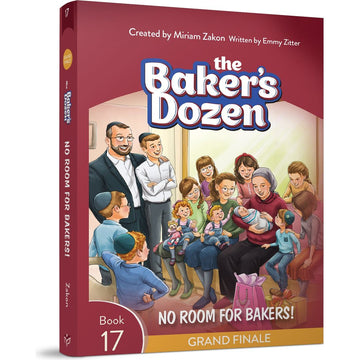 The Baker's Dozen #17: No Room for Bakers! front cover — Miriam Zakon, softcover, published by Menucha Publishers