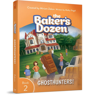 The Baker's Dozen #2: Ghosthunters! front cover — Miriam Zakon, softcover, published by Menucha Publishers