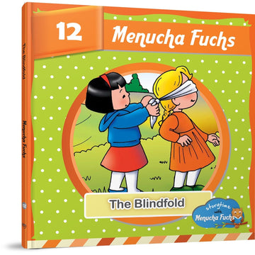 The Blindfold front cover — Menucha Fuchs, hardcover, published by Menucha Publishers