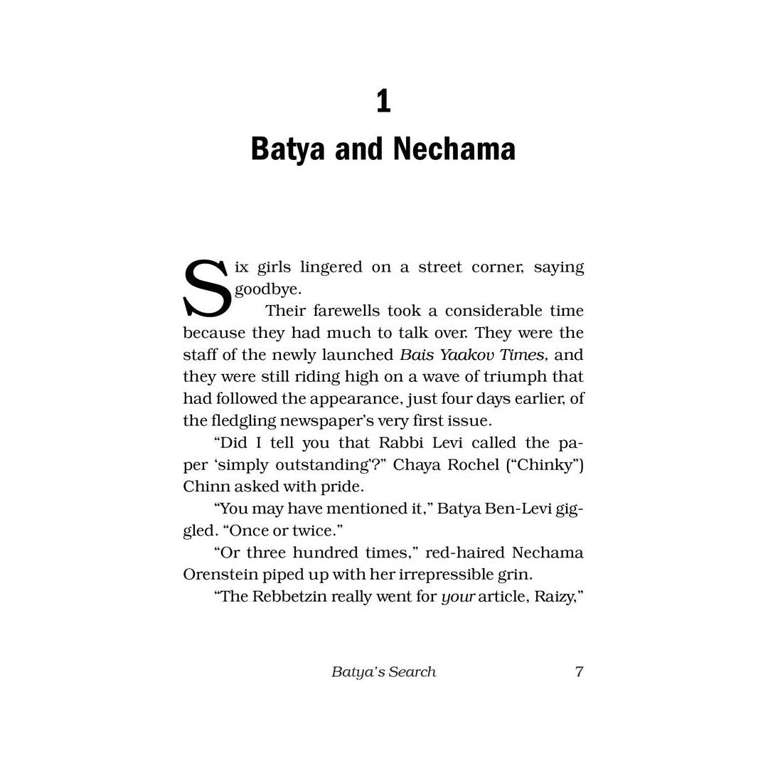 The B.Y. Times #2 Batya's Search