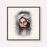 The Chida, color portrait with black frame; square format example
