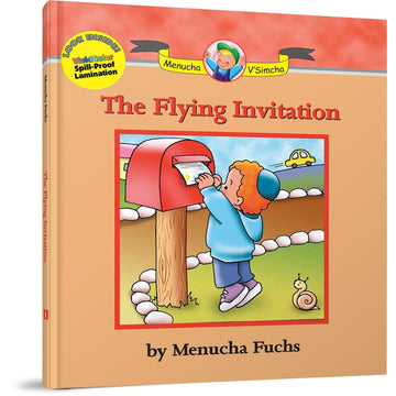 The Flying Invitation front cover — Menucha Fuchs, hardcover, published by Menucha Publishers
