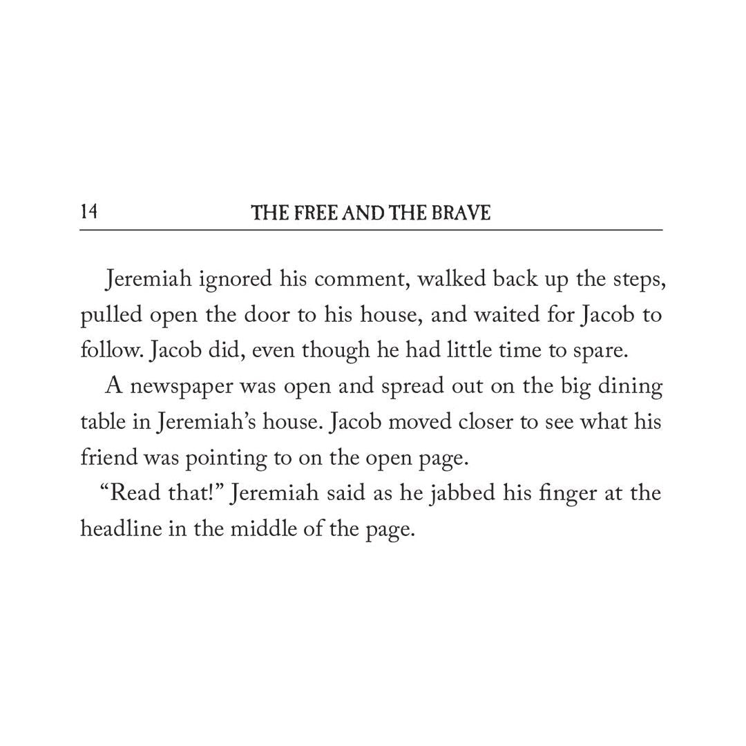 The Free and the Brave: NOT AVAILABLE — Menucha Publishers | Judaica Square Lakewood