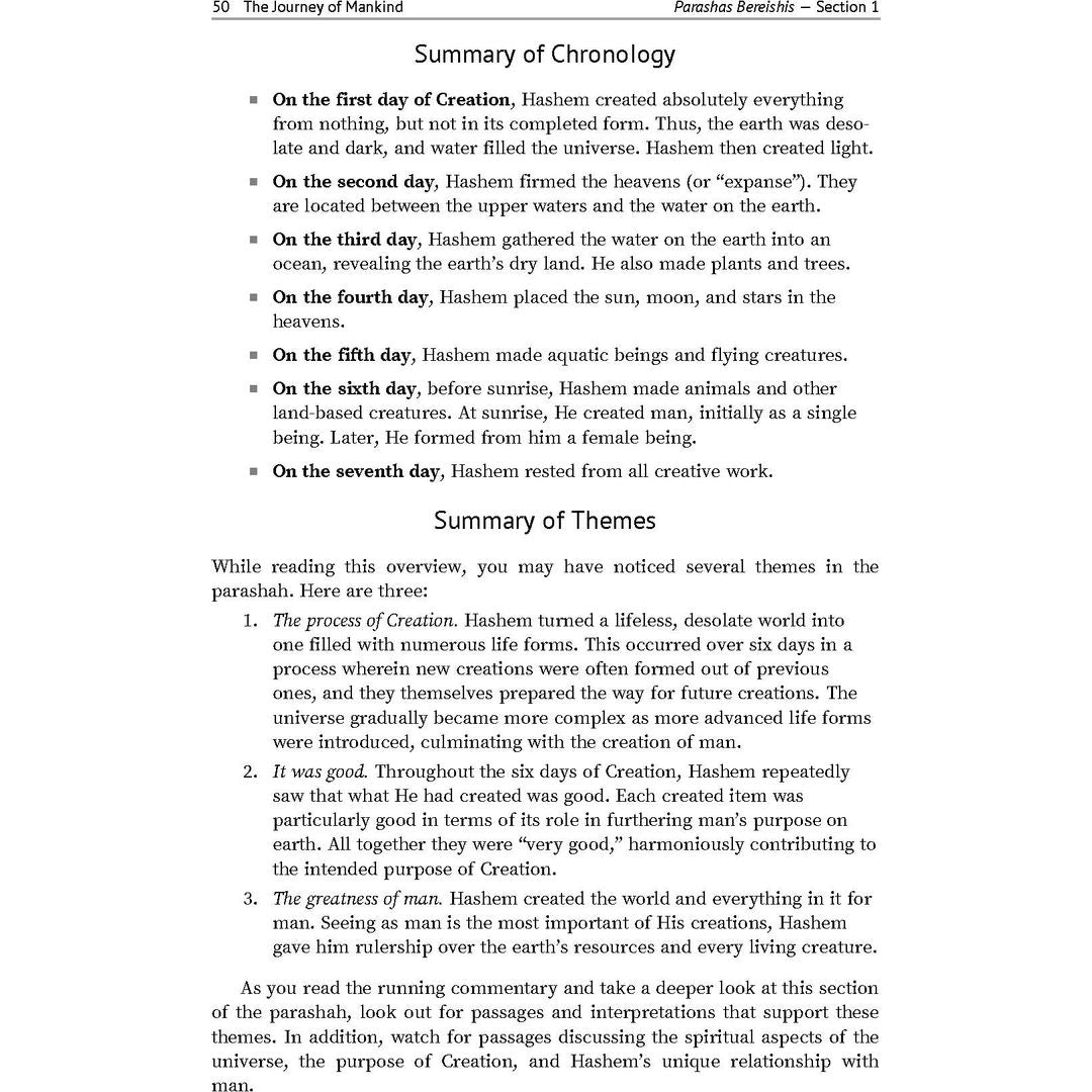 The Journey of Mankind: From Creation to Avraham Avinu