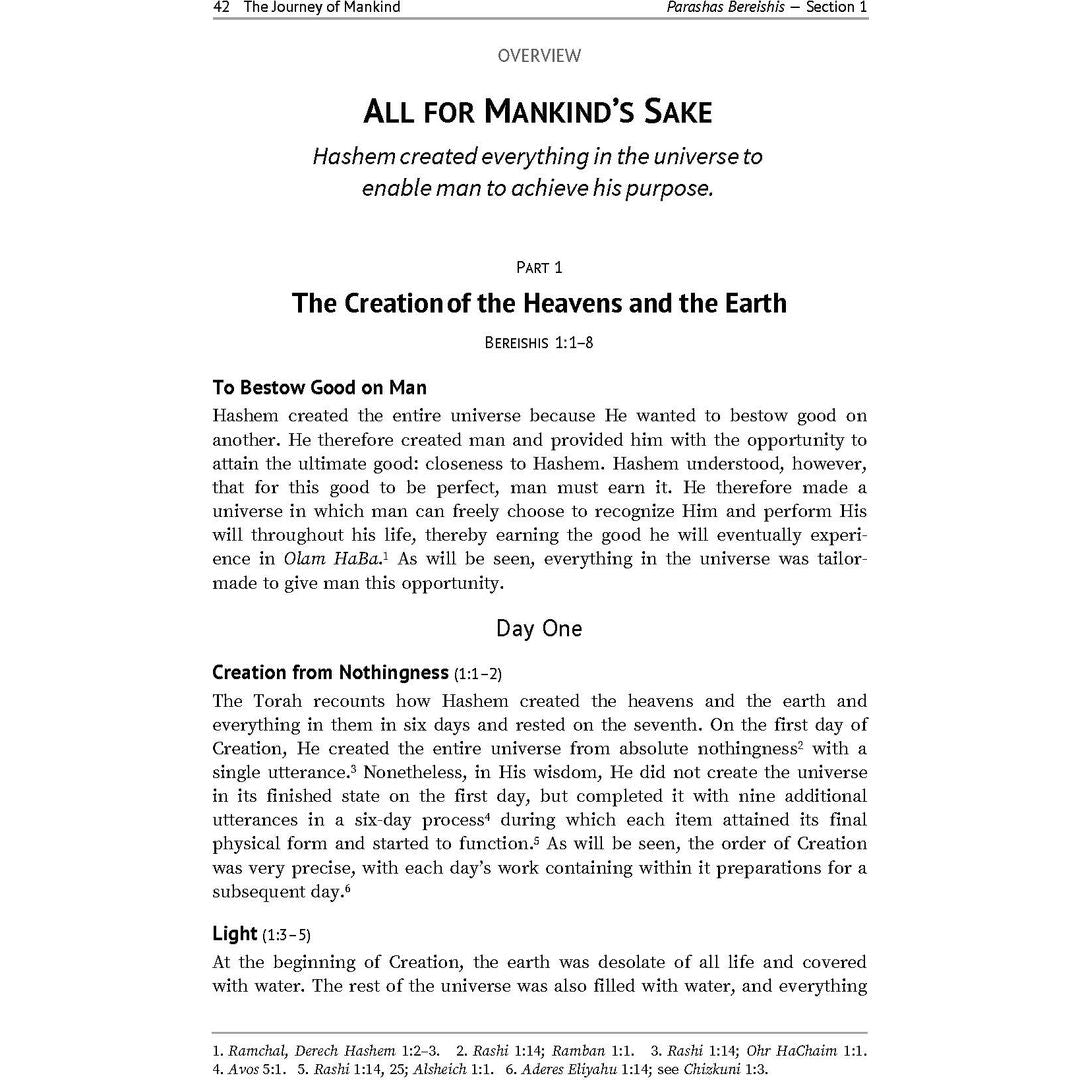 The Journey of Mankind: From Creation to Avraham Avinu