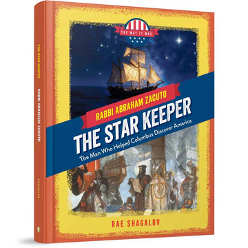 Front cover — ship and stars illustration, The Star Keeper by Rae Shagalov