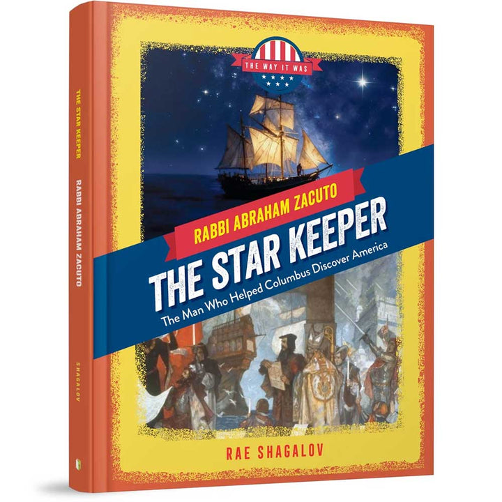 Front cover — ship and stars illustration, The Star Keeper by Rae Shagalov