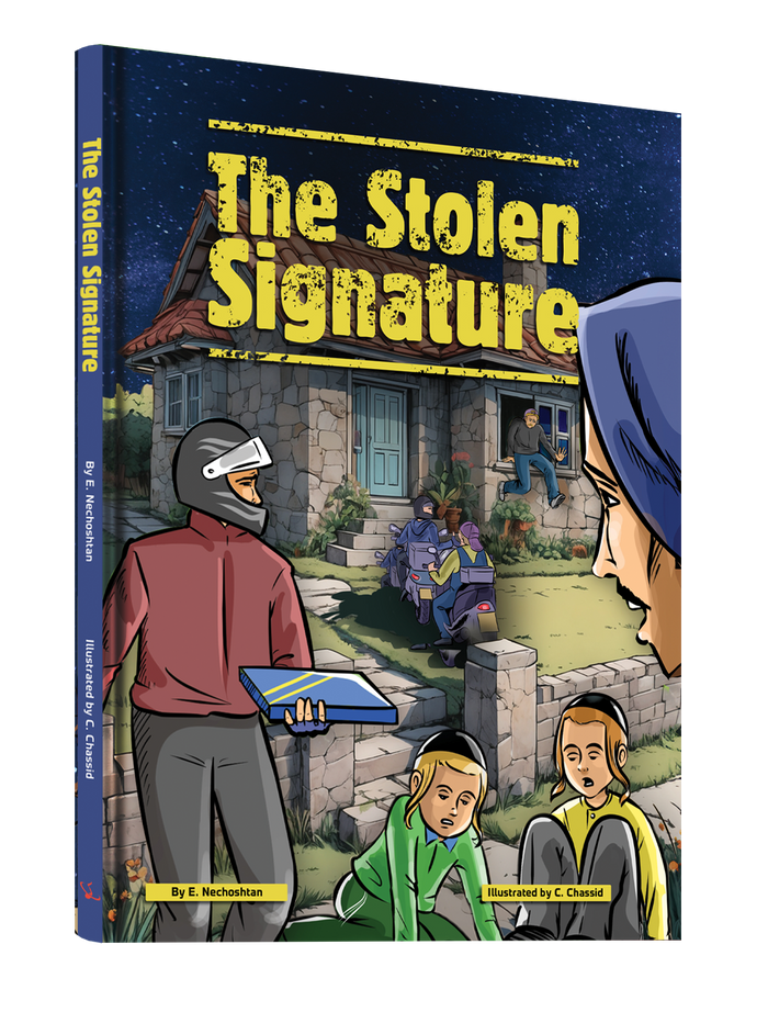 The Stolen Signature English comic book front cover